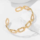 Minimalist 304 Stainless Steel 18K Gold Plated Stainless Steel Bracelets