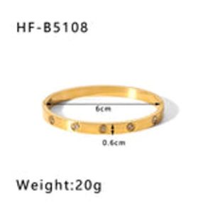 IG Style Octagram Tennis / Diamond Line Chain Asymmetrical Six-Pointed Star Stainless Steel Zircon Inlay Bangles