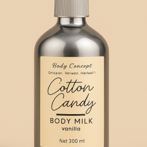 Body Milk - COTTON CANDY - Vanilla - 300ml