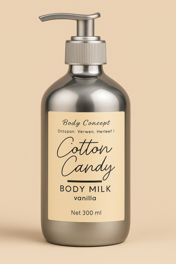 Body Milk - COTTON CANDY - Vanilla - 300ml