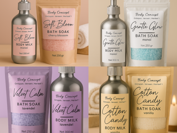 GIFT SET - BODY DE LUXE (Body milk + Badzout)
