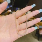 Minimalist IG Style Geometric Titanium Steel Bracelets In Bulk