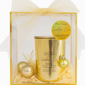 Gold Line luxe kaars Candle Gold in glazen houder